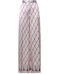 Genny - Wide Trousers - Lyst