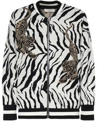 Akep - Jassen ,Veelkleurig ,Bomber Jacquard - Lyst