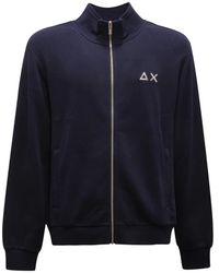 Sun 68 - Track Zip Basic Fleece - Lyst