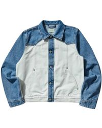 Aries - Jassen ,Veelkleurig ,Denim Patchwork Western Carpenter Jacket - Lyst