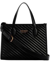 Guess - Silvana 2 fächer tote tasche - Lyst