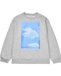 Munthe - Hoodies & Sweatvesten ,Grijs ,Katoen Sweatshirt - Lyst