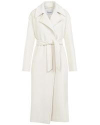 Max Mara - Abrigo Con Cinturón Fragore Orsetto Biver, Mujer, Talla - Lyst