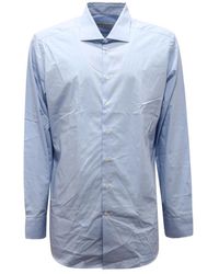 Etro - Hellblaues Hemd Made - Lyst