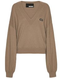 ROTATE BIRGER CHRISTENSEN - V-Neck Knitwear - Lyst