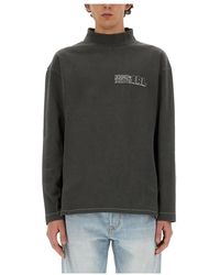 ERL - Truien & Vesten ,Zwart ,Make Believe Longsleeve T-Shirt Knit - Lyst