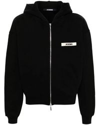 Jacquemus - Le Hoodie Zip Gros Grain - Lyst
