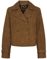 Btfcph - Jassen ,Bruin ,Leer Leren Jassen - Lyst