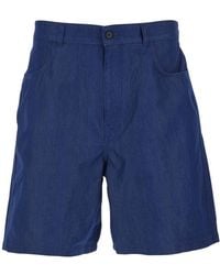 Givenchy - Korte Broeken ,Blauw ,Katoen Bermuda Marino - Lyst