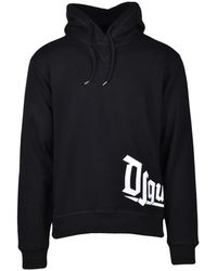 DSquared² - Felpa Con Cappuccio - Lyst