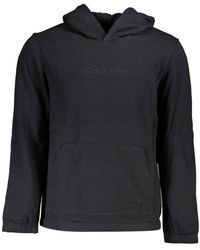 Calvin Klein - Zwarte Katoenen Hoodie Voor Mannen - Lyst