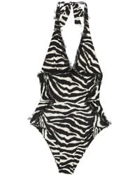 Ermanno Scervino - Badmode ,Zwart ,Life One-Piece Badpak - Lyst