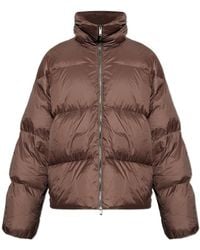 Studio Nicholson - Jassen ,Bruin ,Polyester Massey Puffer Jacket - Lyst