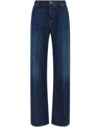 Dolce & Gabbana - Jeans ,Blauw ,Katoen Pantalone 5 Tasche - Lyst
