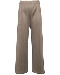 Issey Miyake - Trousers > wide trousers - Lyst