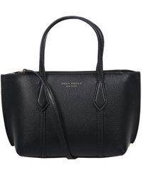 Tory Burch - Mini Schwarze Tote Tasche - Lyst