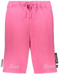 Isabella 1985 - Korte Broeken ,Roze ,Katoen Cotton Bermuda Shorts - Lyst
