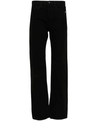 AMISH - Schwarze jeans mit geradem bein - Lyst