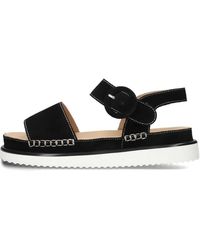 Aiyana - Schoenen ,Zwart ,Suède Sandalen 11865 - Lyst