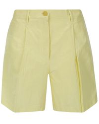 Forte Forte - Chic taffetas bermuda shorts - Lyst