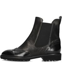 Brunate - Schoenen ,Zwart ,Leer Zwarte Leren Enkellaarzen Voor - Lyst