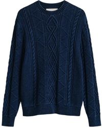 GANT - Rondgebreide Trui - Lyst
