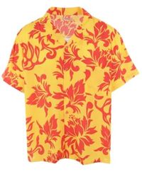 ERL - Camicia bowling con stampa tropical flowers - Lyst