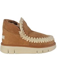Mou - Schoenen ,Bruin ,Wol Eskimo Bounce Sneaker - Lyst