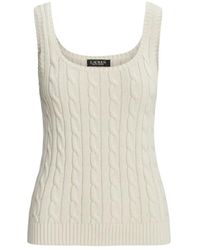 Ralph Lauren - Sleeveless Tops - Lyst