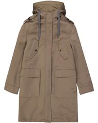 Brunello Cucinelli - Parka aus Baumwollmischung - Lyst