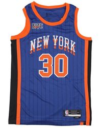 Nike - Herren-Basketball-Tanktop Nba City Edition 2023/24 Dri-Fit Swingman-Trikot Nr. 30 Julius Randle Neykni Rush Blau - Lyst