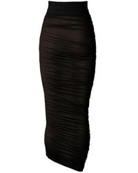 Wolford - Midi Sheer Skirt - Lyst