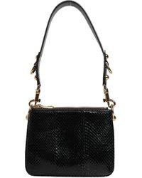 Dolce & Gabbana - Schwarze Leder Schulter Clutch Bag - Lyst