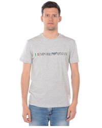 Emporio Armani Shirts - - Heren - Grijs