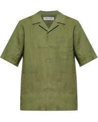 Samsøe & Samsøe - Overhemden ,Groen ,Linnen Oscar Shirt - Lyst