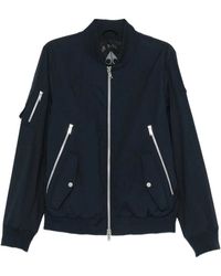 Moose Knuckles - Jassen ,Blauw ,Bomber Jacket - Lyst