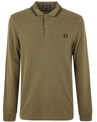 Fred Perry - Langarm Twin Tipped Hemd - Lyst