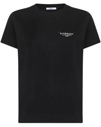 Givenchy - T-Shirt Met Stempelprint - Lyst