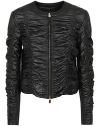 Pinko - Giasone elastische lederjacke - Lyst