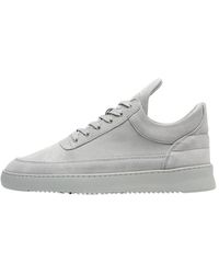 Filling Pieces - Low Top Suede Sneakers - Lyst