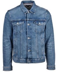 Tommy Hilfiger - Jassen ,Blauw ,Denim Giubbotto - Lyst