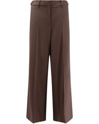 Alysi - Wide Leg Broeken - Lyst