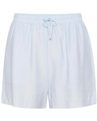 Cream - Blaue Shorts & Knickers Mit Elastischem Bund - Lyst