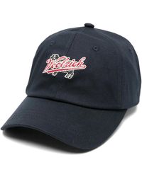 Woolrich - Accessoires ,Blauw ,Katoen Logo Baseball Cap - Lyst