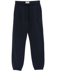 MC2 Saint Barth - Broeken ,Blauw ,Katoen Bolt Trainingsbroeken - Lyst