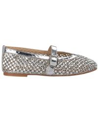 Alma En Pena. - Netz-Ballerina Mit Strass - Lyst