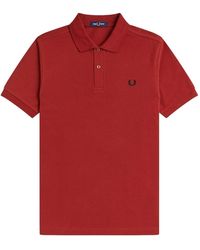 Fred Perry - Tops ,Rood ,Katoen M6000 Polo Shirt - Lyst