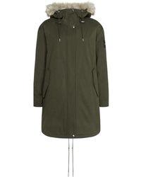 Calvin Klein K20k201191 Peached Parka Jacket And Jackets Women Olive - Groen