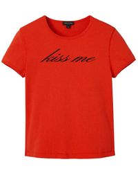 Marc Jacobs - Kiss Me Shrunken Tee - Lyst