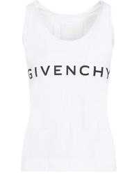 Givenchy - Top in weiß und schwarz - Lyst